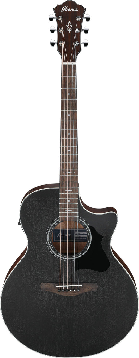 AE140-WKH IBANEZ AE 6-Str Weathered Black Open Pore