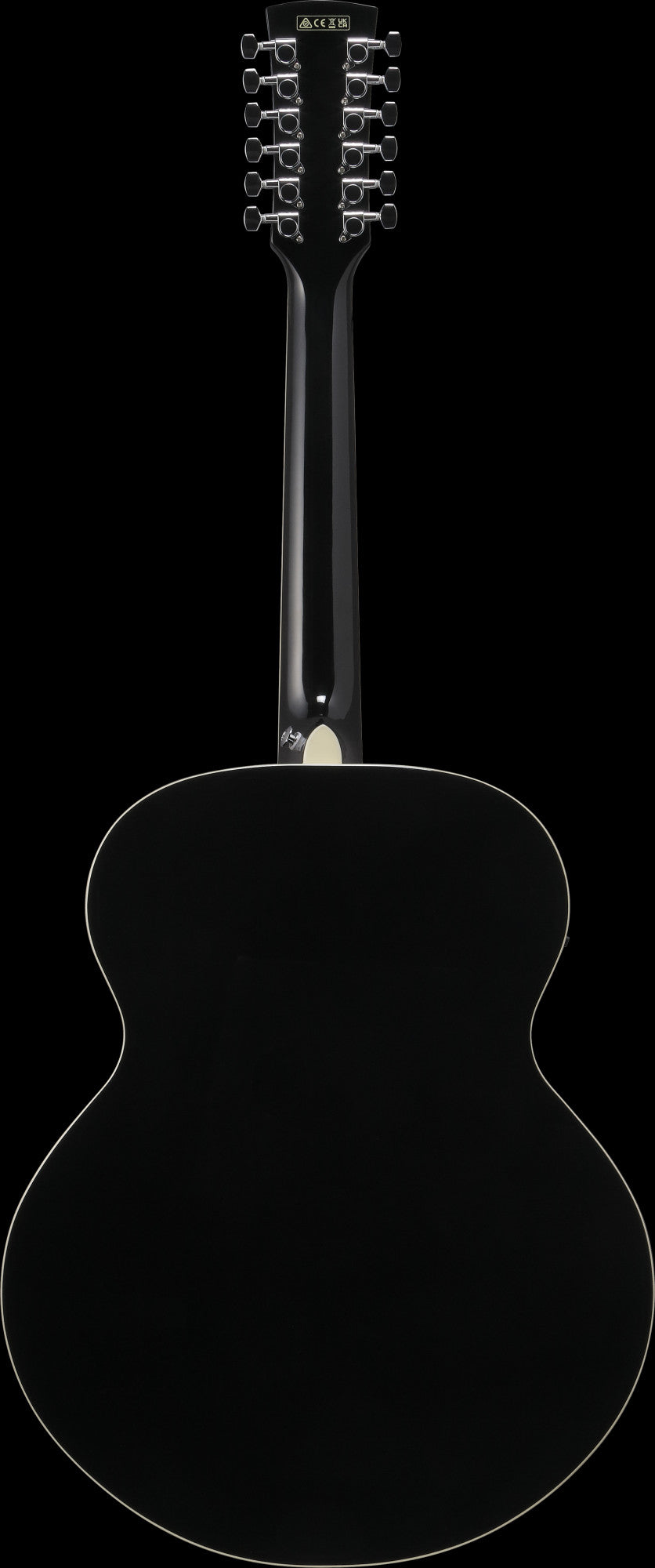 AJ7012M1E-BK IBANEZ Artwood AJ Akustikgitarre 12-String - Black High Gloss