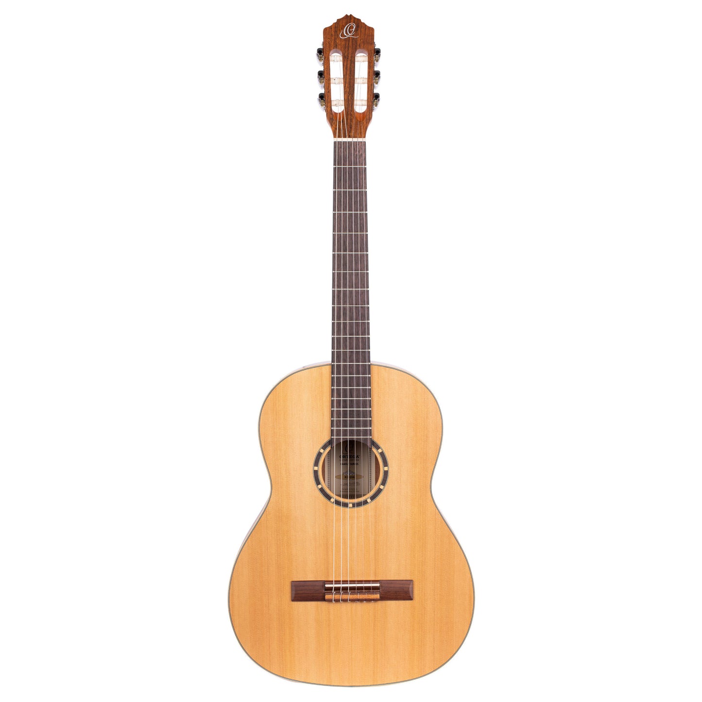 ORTEGA Family Series 4/4 Slim Neck Konzertgitarre 6 String - Zeder / Mahagoni Natur + Bag, R122SN