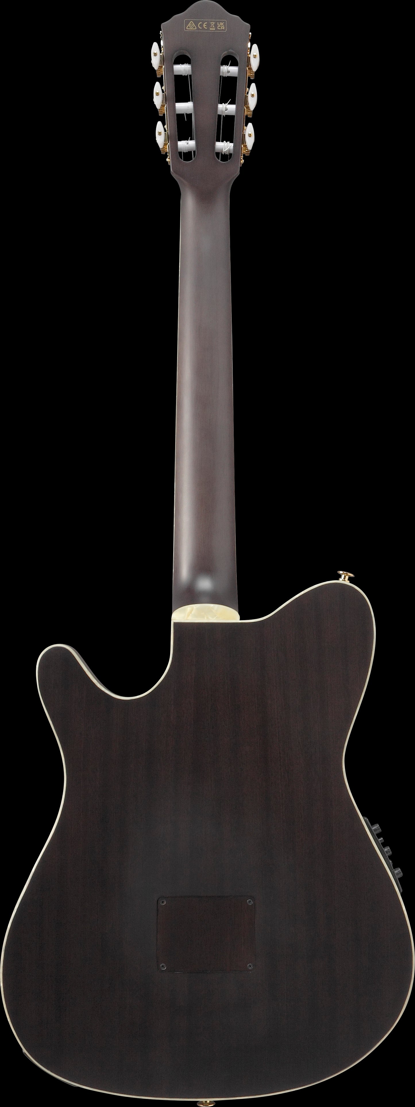 TOD10N-TKF IBANEZ Tim Henson Signature Nylon String Gitarre 6-String - Transparent Black Flat