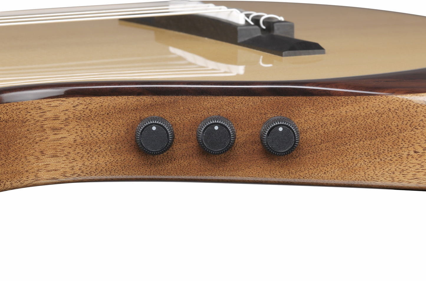IBANEZ electro-acoustic concert ukulele made of Macassar ebony with cutaway dark brown open pore, UEW13M