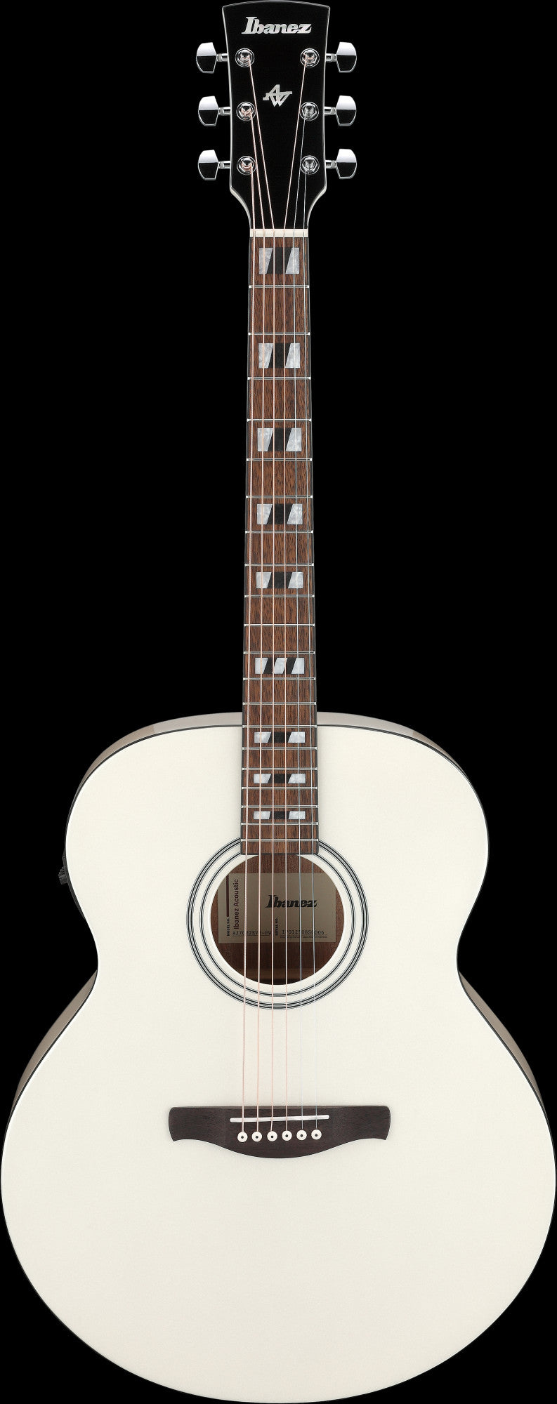 IBANEZ AJ Akustikgitarre 6-String - Pearl White High Gloss, AJ70M2E-PW