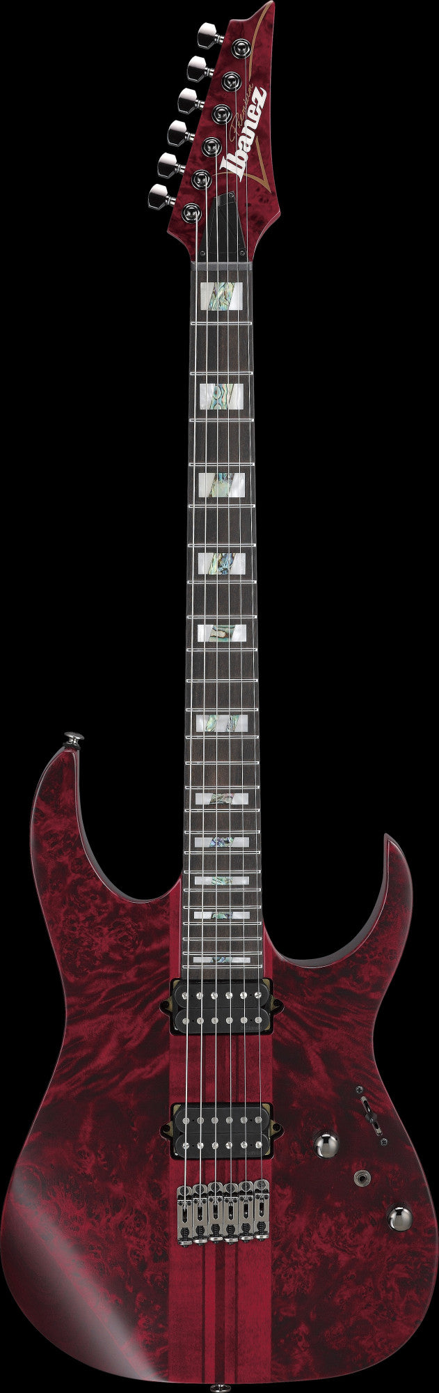 RGT1221PB-SWL IBANEZ Premium RGT E-Gitarre 6-String - Stained Wine Red Low Gloss + Gigbag