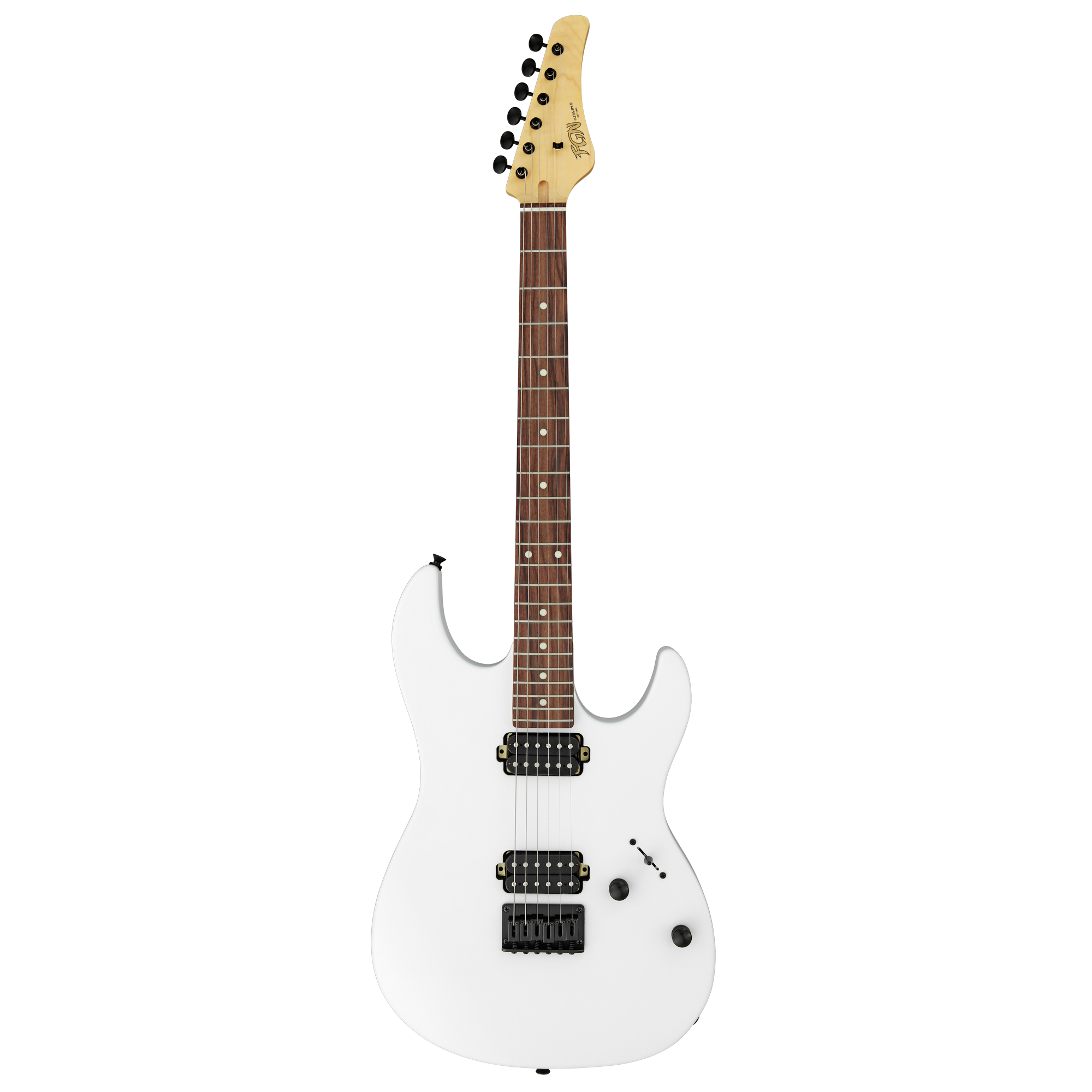 FGN electric guitar, Boundary Odyssey, 2x humbuckers, Snow White, gig ...